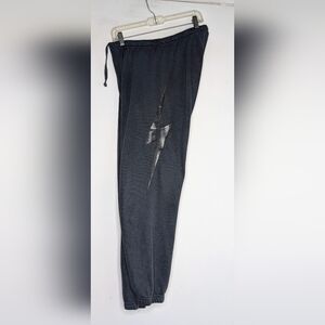 Aviator Nation • Bolt Gray on Gray Sweatpants Size Large
